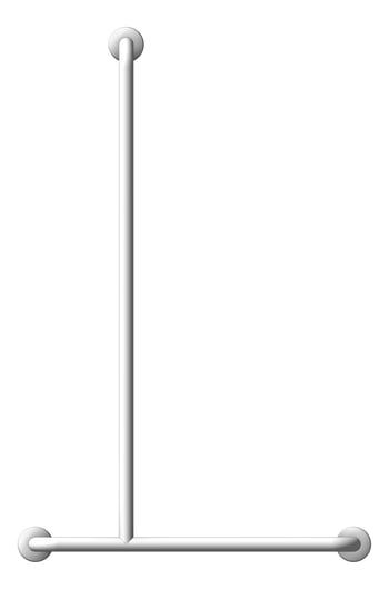 Front Image of GrabRail Metlam Shower Offset Left