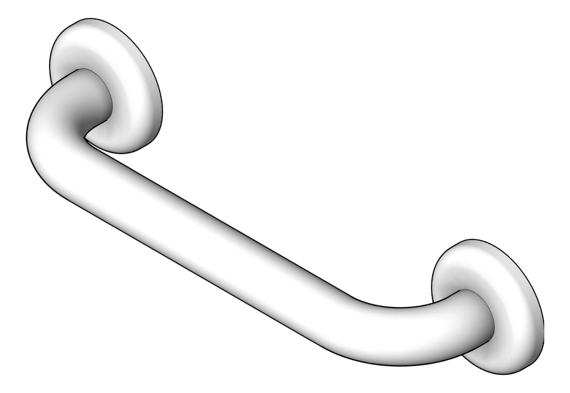 Image of GrabRail Metlam Straight Horizontal