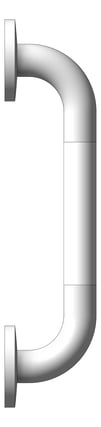 Left Image of GrabRail Metlam Straight Vertical Peened