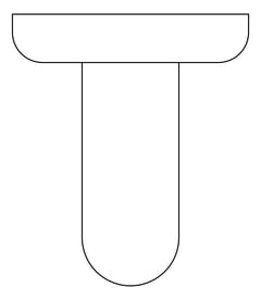 Plan Image of GrabRail Metlam Straight Vertical