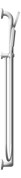 Left Image of ShowerRail Tshape Metlam Offset Flush Right ShowerKit