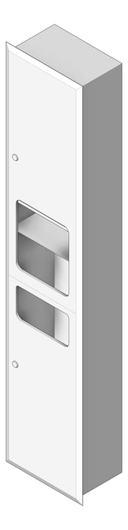Image of HandDryer 3In1 Metlam Eclipse Recessed