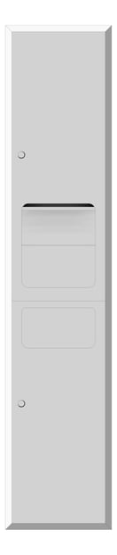 Front Image of HandDryer 3In1 Metlam Eclipse Recessed