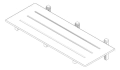 3D Documentation Image of ShowerSeat Metlam Folding
