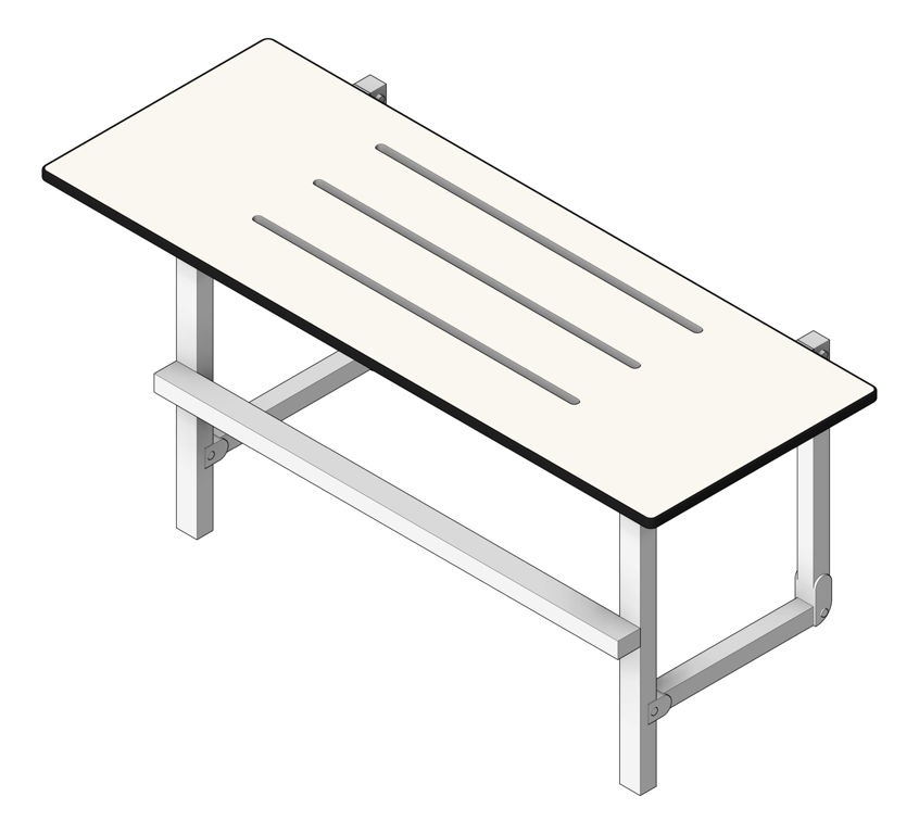 Navigate to ShowerSeat Metlam Folding SupportLegsAndHandle