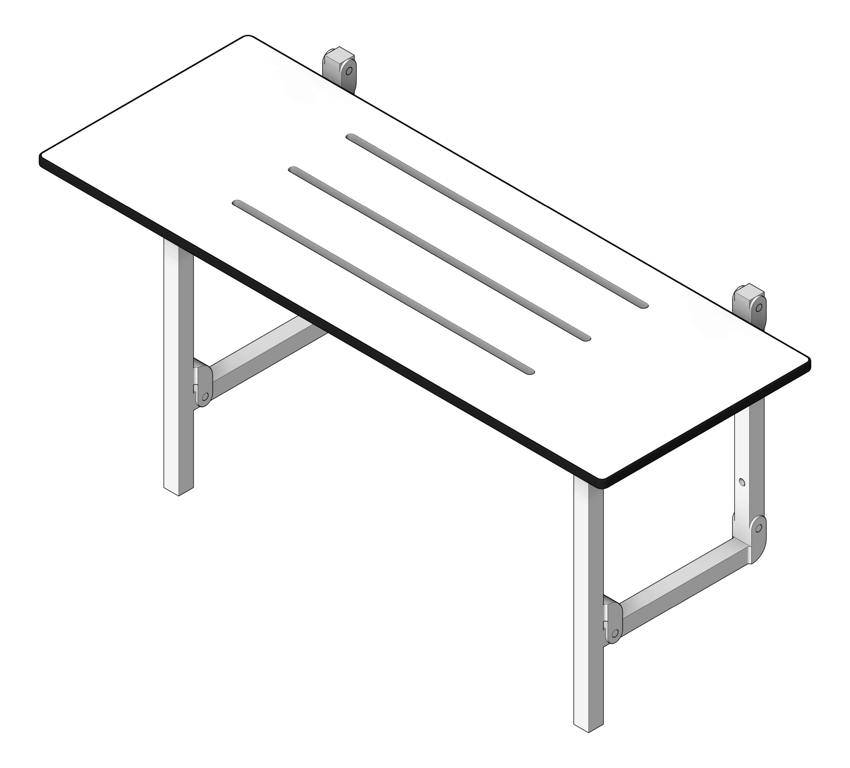 Navigate to ShowerSeat Metlam Folding SupportLegs