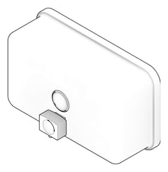 3D Documentation Image of SoapDispenser Metlam Rectangular Horizontal ButtonPump