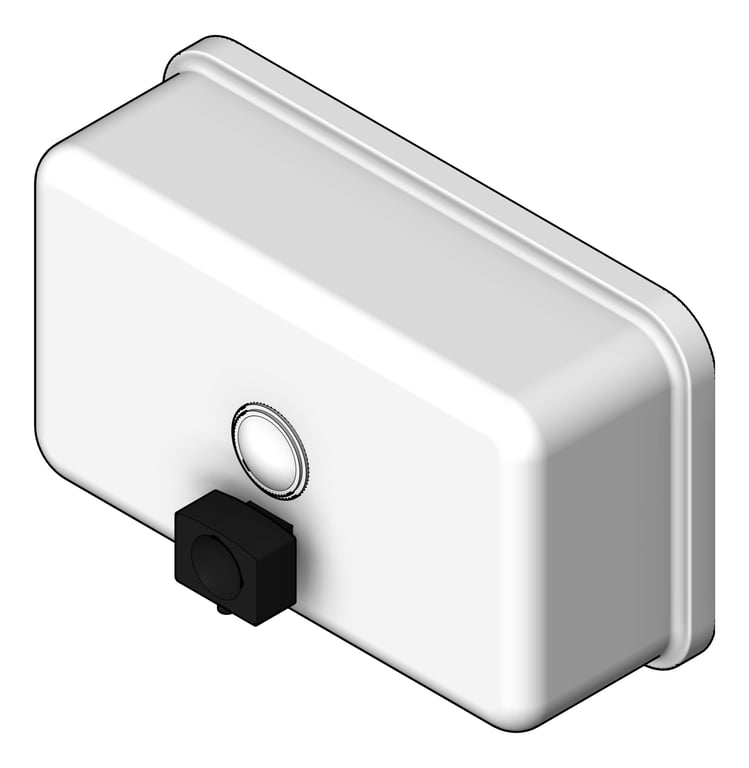 Navigate to SoapDispenser Metlam Rectangular Horizontal ButtonPump
