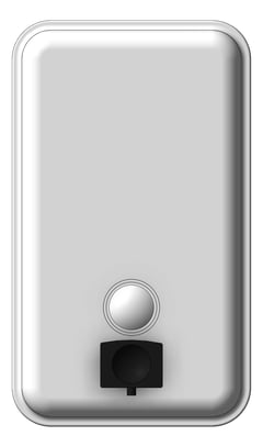 Front Image of SoapDispenser Metlam Rectangular Vertical ButtonPump