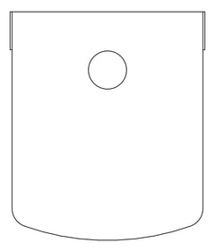 Plan Image of SoapDispenser Metlam Rectangular Vertical