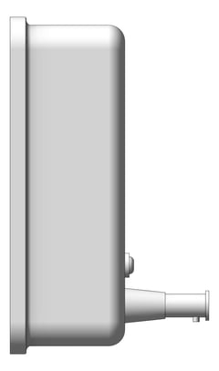 Left Image of SoapDispenser Metlam Rectangular Vertical Pump