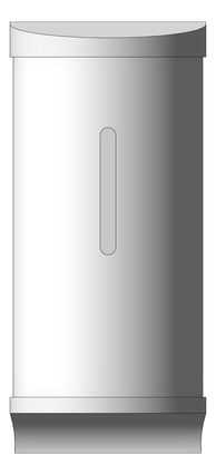 Front Image of SoapDispenser Metlam Rounded Vertical Auto Foam