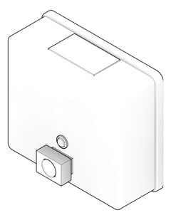 3D Documentation Image of SoapDispenser Metlam Square ButtonPump