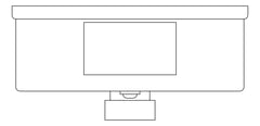 Plan Image of SoapDispenser Metlam Square ButtonPump