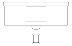 Plan Image of SoapDispenser Metlam Square Pump