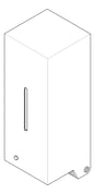 3D Documentation Image of SoapDispenser Metlam Square Vertical Auto