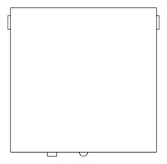 Plan Image of SoapDispenser Metlam Square Vertical Auto