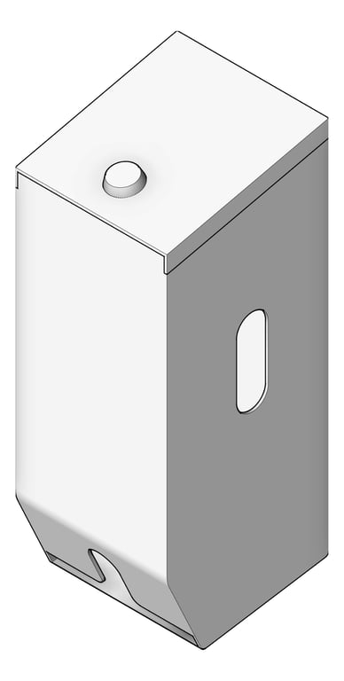 Navigate to ToiletRollDispenser Metlam Double Cabinet Rectangular
