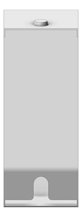 Front Image of ToiletRollDispenser Metlam Double Cabinet Rectangular