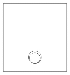 Plan Image of ToiletRollDispenser Metlam Double Cabinet Rectangular