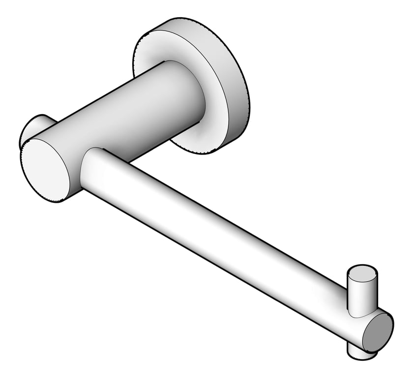 Navigate to ToiletRollDispenser Metlam Single Bar
