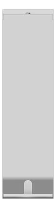 Front Image of ToiletRollDispenser Metlam Triple Cabinet Rectangular