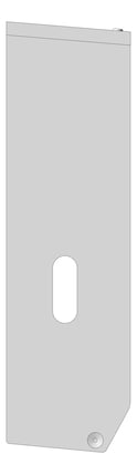 Left Image of ToiletRollDispenser Metlam Triple Cabinet Rectangular