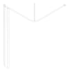 3D Documentation Image of CurtainTrack Metlam Lbend 1200x1200mm