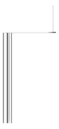 Front Image of CurtainTrack Metlam Lbend 1200x1200mm