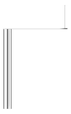 Front Image of CurtainTrack Metlam Lbend 1600x1600mm
