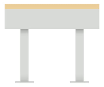 Front Image of Module Platform Moddex Ezibilt Timber