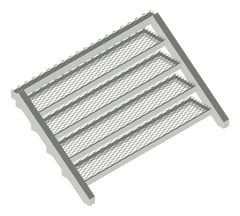 3D Presentation Image of Module Stair Moddex Ezibilt Grating