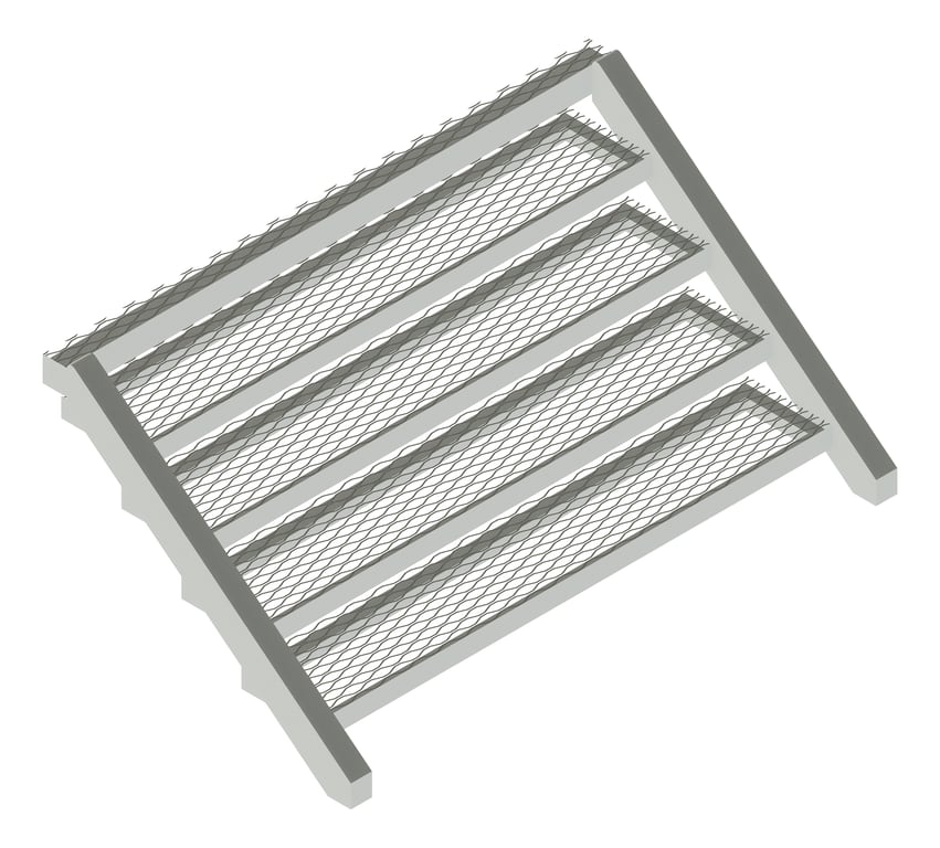 Module Stair Moddex Ezibilt Grating