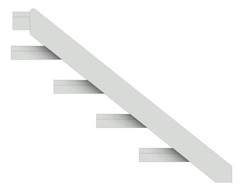 Front Image of Module Stair Moddex Ezibilt Grating