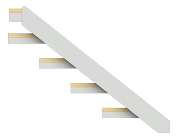 Front Image of Module Stair Moddex Ezibilt Timber
