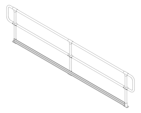 3D Documentation Image of Handrail Industrial Moddex Tuffrail