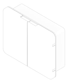 3D Documentation Image of Loadcentre Recessed NHP MOD6PlusLightning IP40