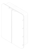 3D Documentation Image of Loadcentre Recessed NHP MOD6PlusLightning TwoRow IP40
