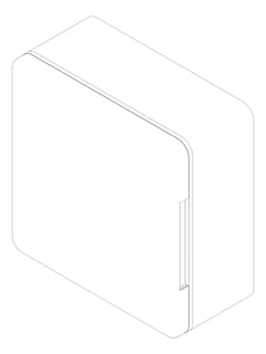 3D Documentation Image of Loadcentre SurfaceMount NHP MOD6PlusLightning IP40