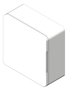 3D Shaded Image of Loadcentre SurfaceMount NHP MOD6PlusLightning IP40