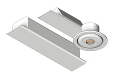 3D Shaded Image of Lighting Recessed NHP Stanilite Emergency Spitfire NexusPro