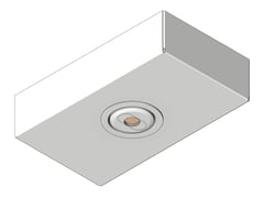 3D Shaded Image of Lighting SurfaceMount NHP Stanilite Emergency Spitfire NexusPro
