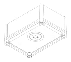 3D Documentation Image of Lighting SurfaceMount NHP Stanilite Emergency Spitfire Waterproof NexusPro