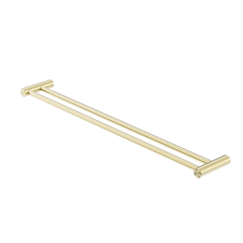 NR1630DBG_image_1.png Image of TowelRail SurfaceMount Nero Zen Double