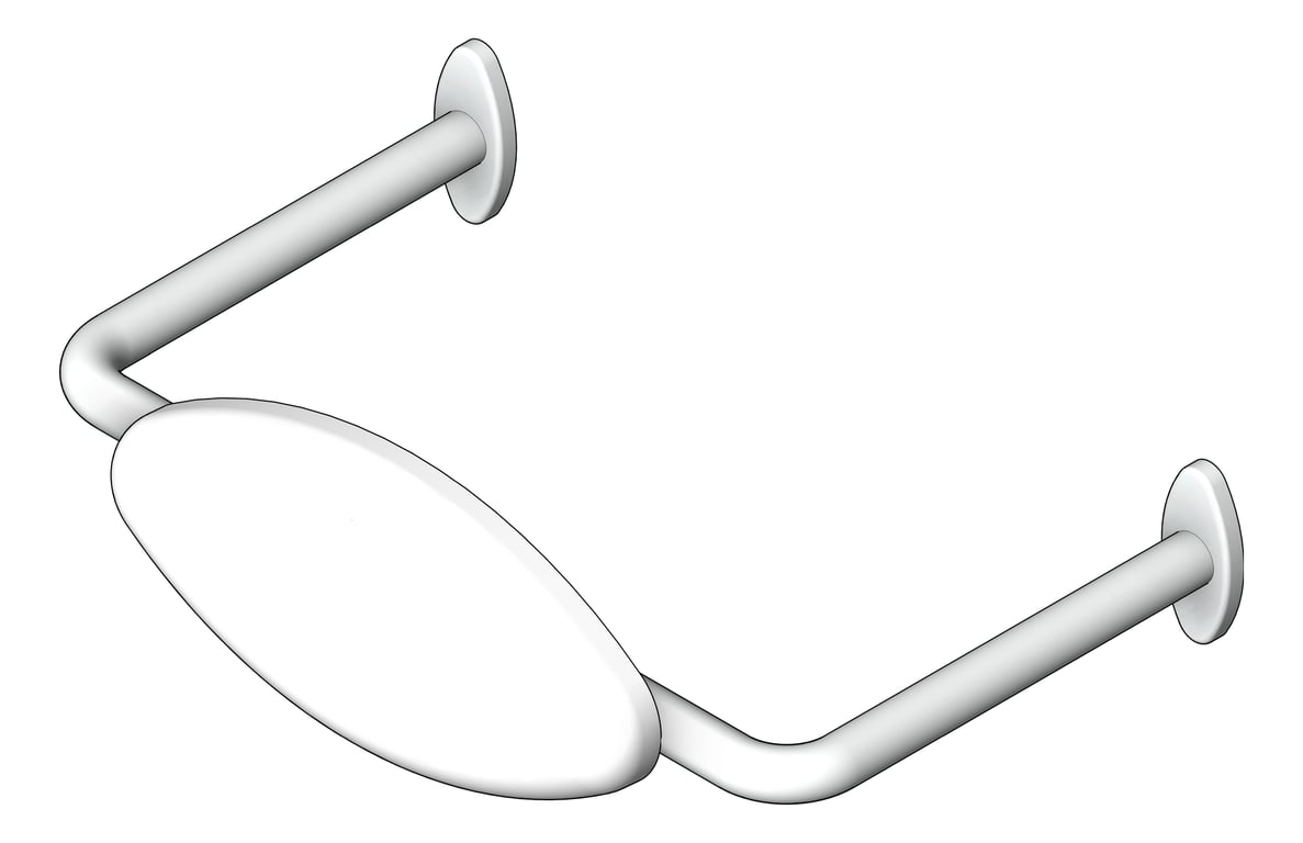 Navigate to Backrest Toilet Nero MeccaCare DDA