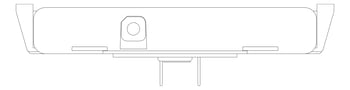 Plan Image of Cistern InWall Nero Concealed Pneumatic