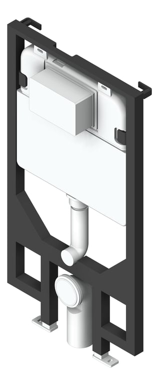 Cistern InWall Nero RandT WallHungII