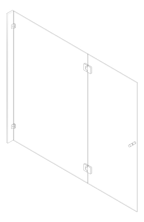 3D Documentation Image of Hardware Glass Nero