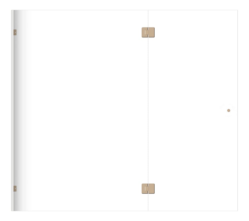 Front Image of Hardware Glass Nero