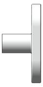 Left Image of Knob Cabinet Nero Bianca